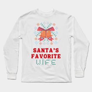 Christmas Wife Gift Long Sleeve T-Shirt